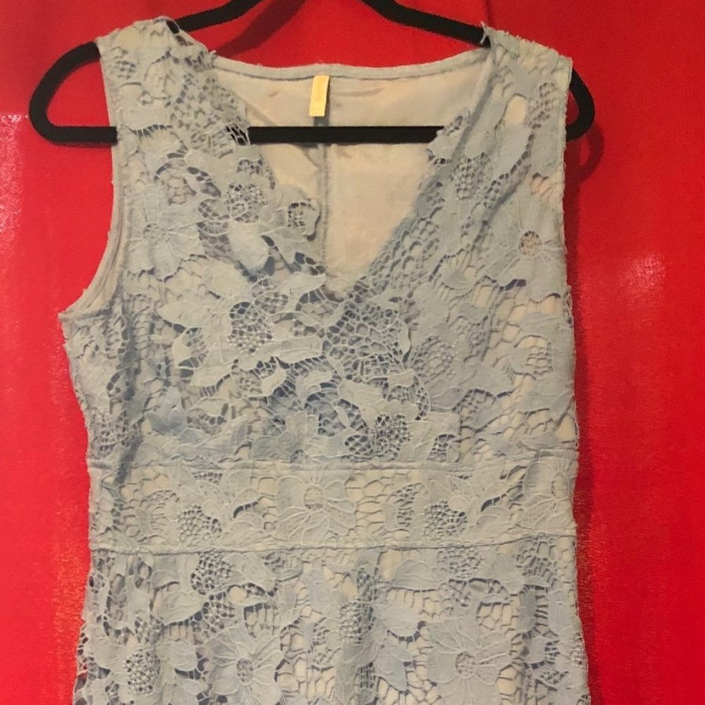 Baby Blue Lace Dress